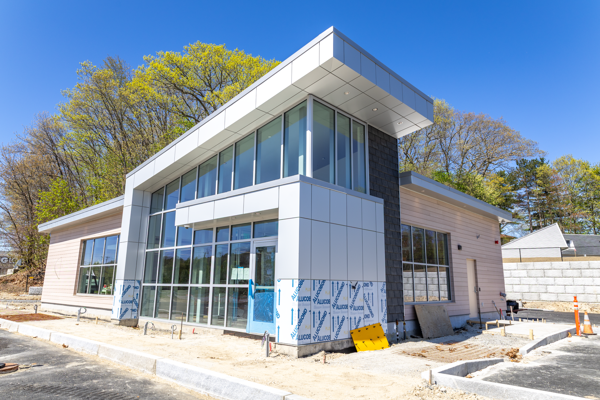 Auburn Building Exterior Angled